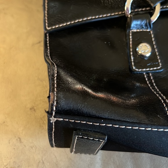 Franco Sarto Black Shoulder or Sachet Type Bag, Retro, Y2K - Picture 9 of 11